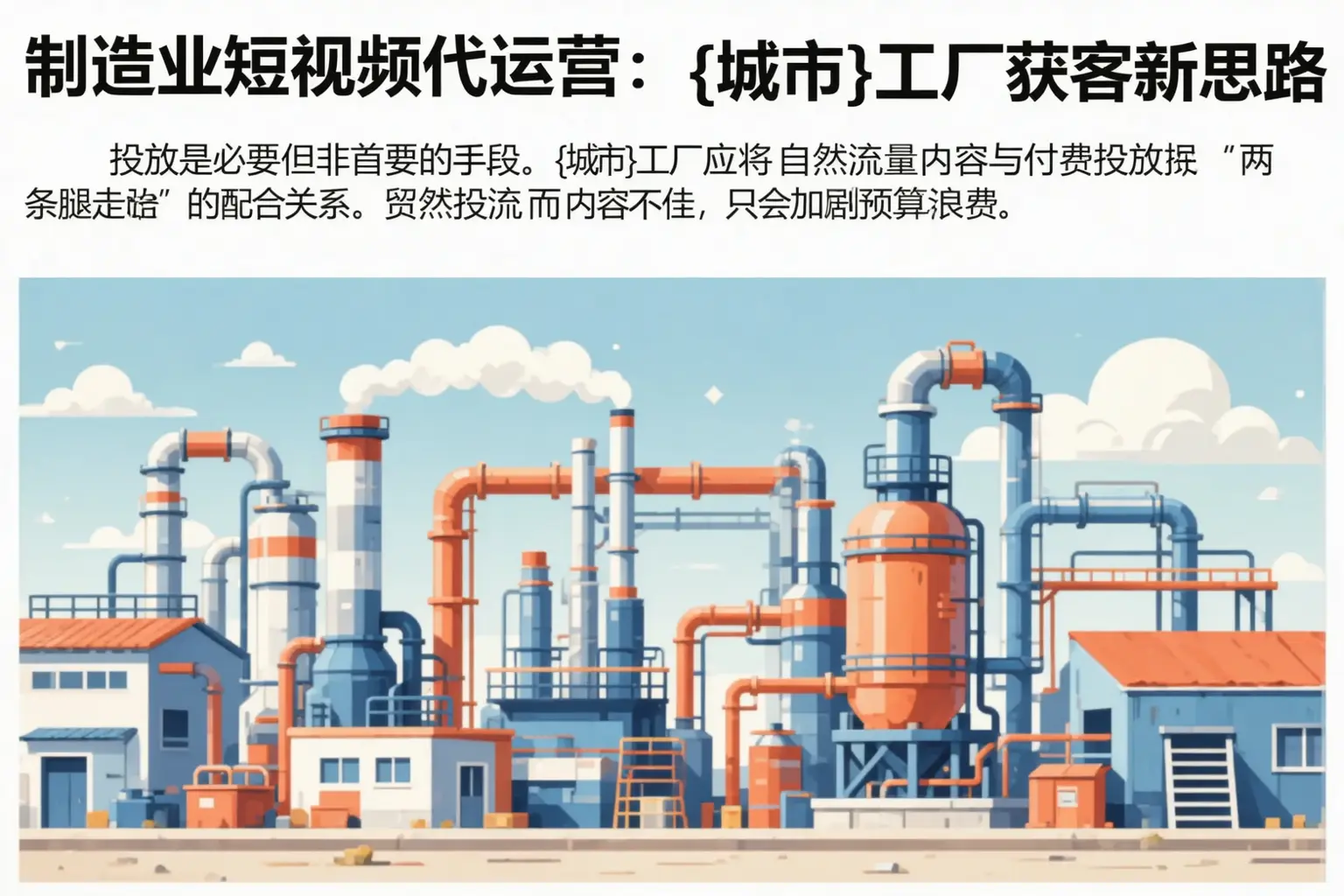制造业短视频代运营:东安工厂获客新思路